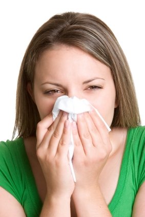 seasonal allergies sneeze running nose sick